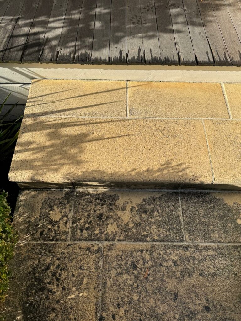 Portsea-sandstone-pressure-clean-path-before-vs-after