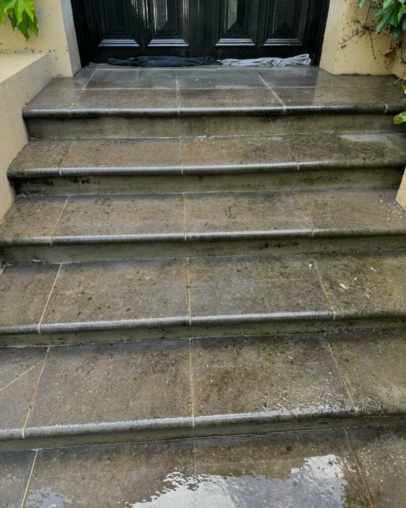 Blueston-stairs-presssure-clean-before